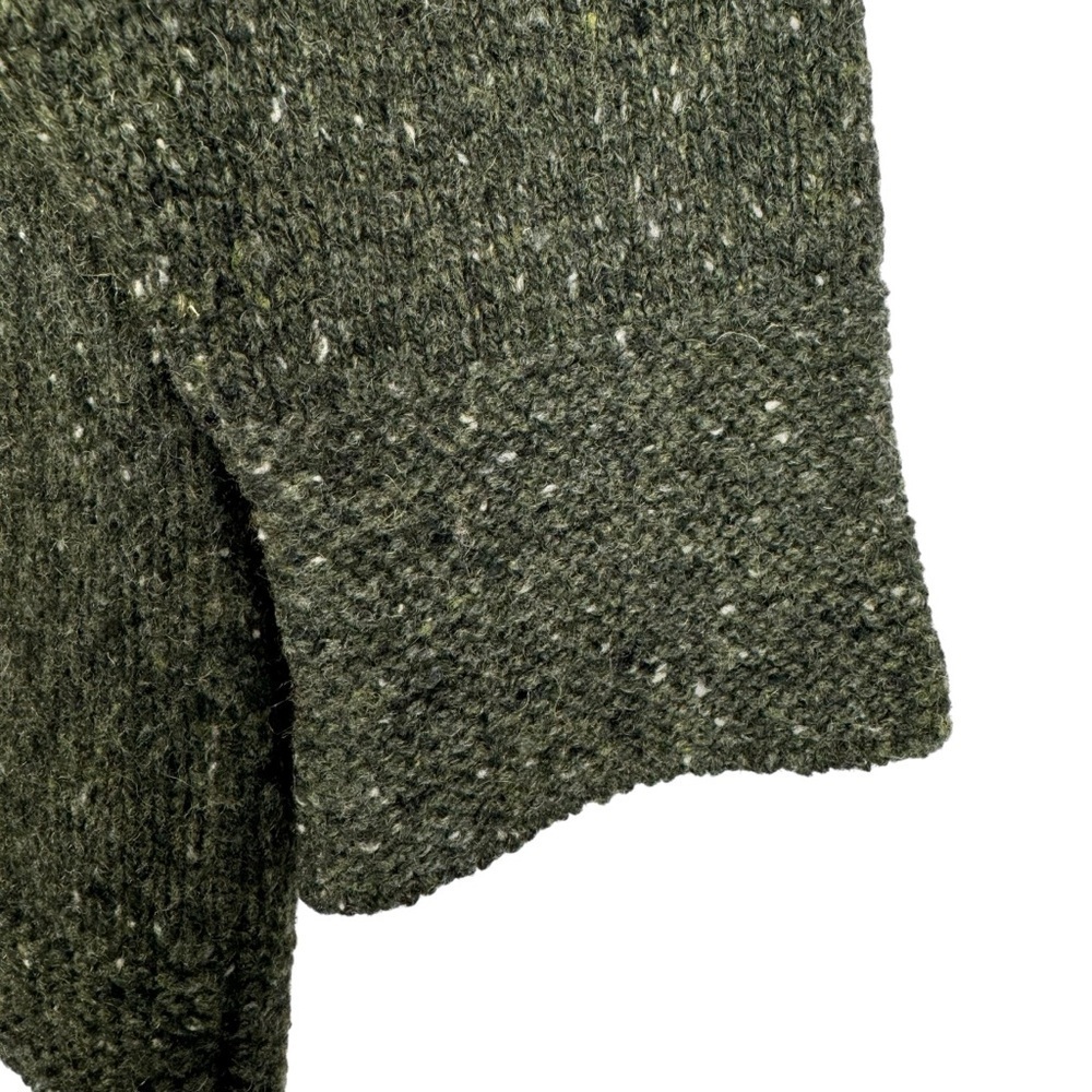 Kerry Traditions 100% Wool Cardigan Size M Green Womens Two Raws Button closure - Picture 5 of 7